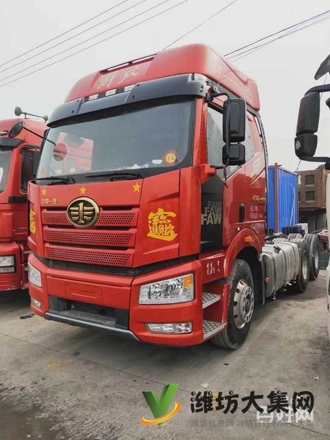 轉(zhuǎn)讓二手解放J6P牽引車 460馬力 國(guó)五雙驅(qū)輕體