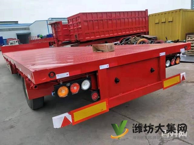 廠家直銷13.75米低平板半掛車 輕量化設(shè)計(jì)