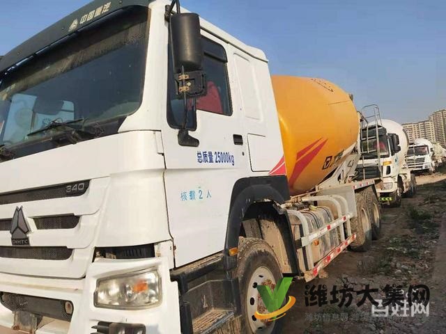 吉車轉讓國四二手豪沃攪拌車 大14方 340馬力