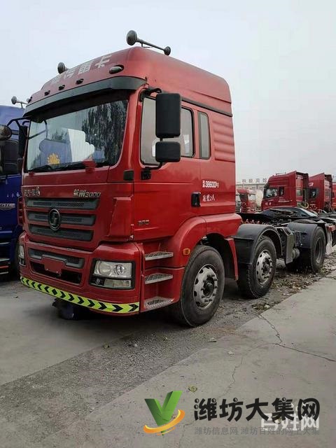 轉(zhuǎn)讓16年二手陜汽德龍牽引車國(guó)4雙導(dǎo)單驅(qū)375馬力