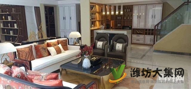 奎文區白浪河畔 高檔小區 陽光假日 法式 多層電梯