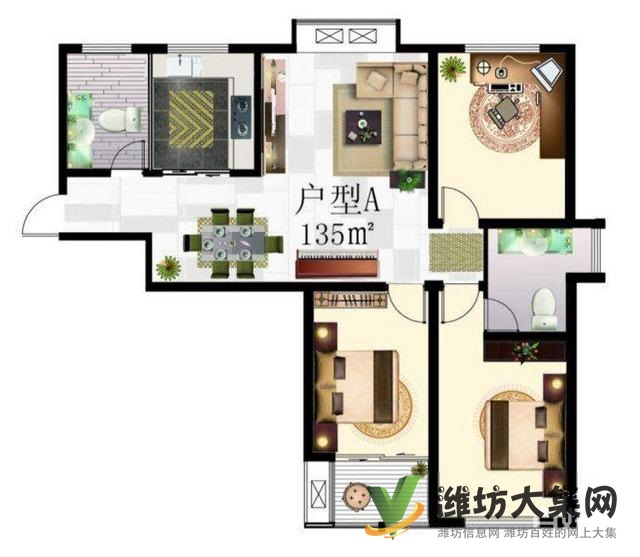 金華麗 單位房 精裝三室 地下室 134平好樓層