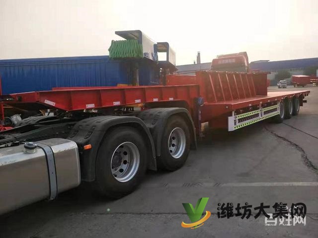 廠家直銷13.75米低平板半掛車 輕量化設(shè)計(jì)