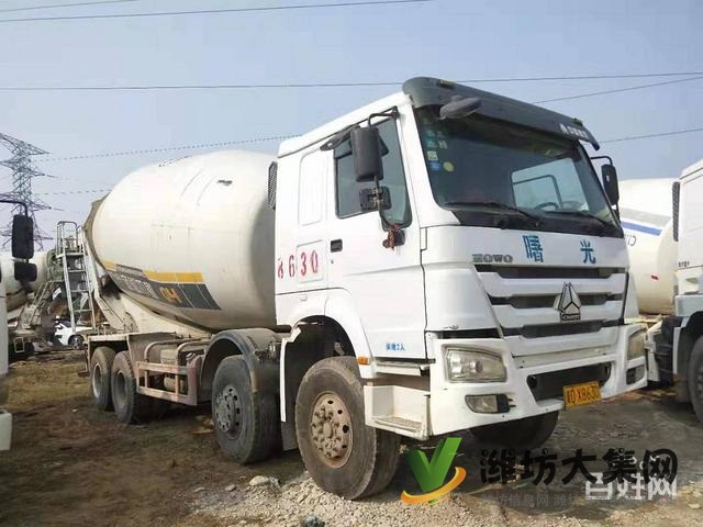 出售二手豪沃攪拌車 大20方 前四后八輪 國四