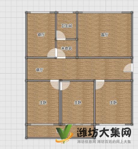 單價不到七千買高新實驗學曲房濰坊新一 中近多層2樓
