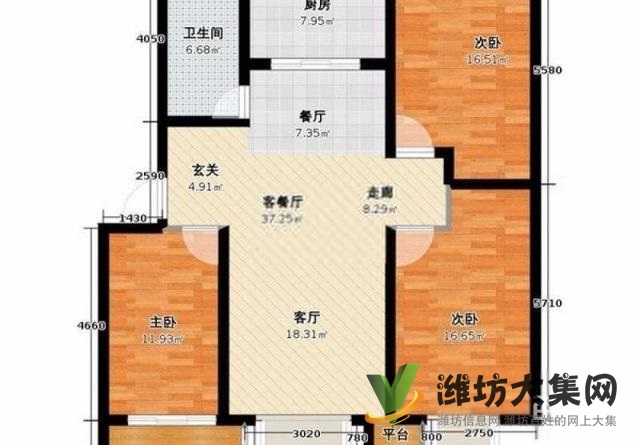 萬達九層電梯洋房雙商圈三室兩廳兩衛南北通透132平