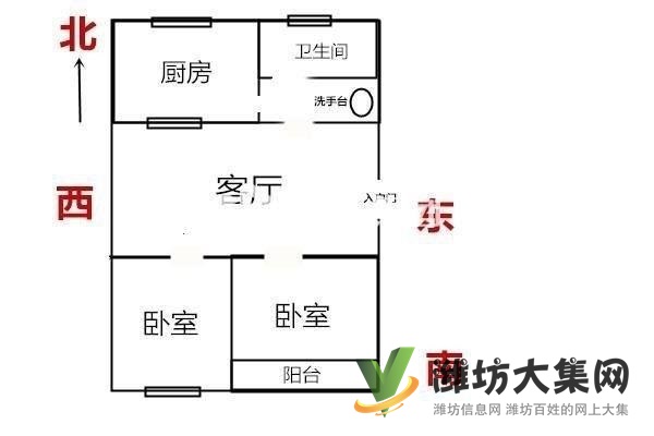 萬達(dá)北,陽光假日,3樓 3樓 78平 大三室 南北通透
