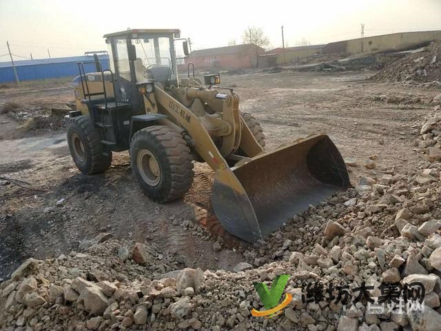 轉讓自己廠用的山工655加長臂二手裝載機