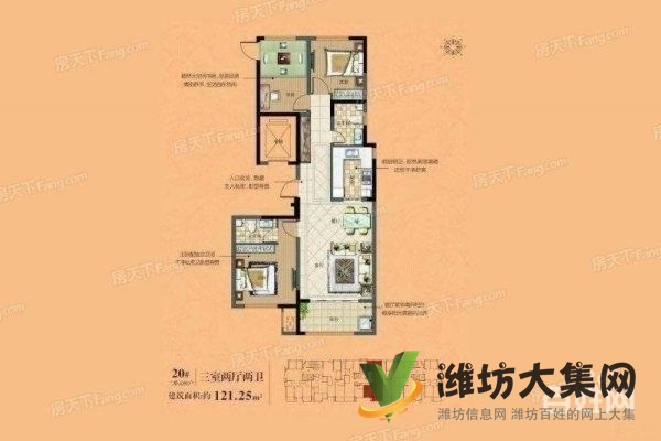 市府廣場近,加州世紀尊品準現房122平3室2廳69