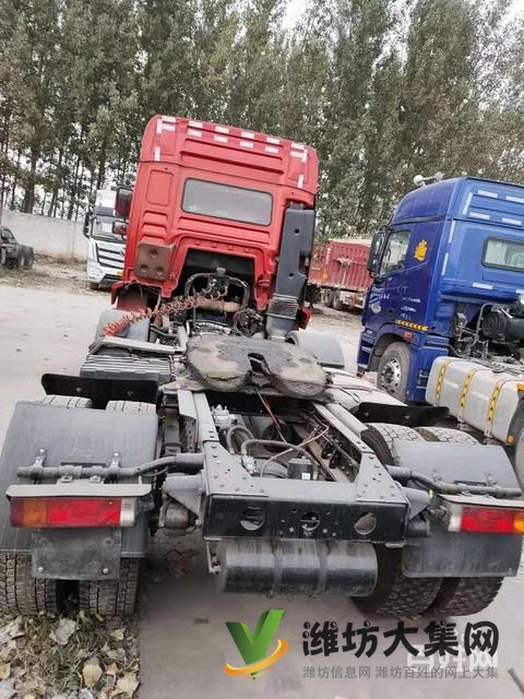 轉(zhuǎn)讓16年二手陜汽德龍牽引車國(guó)4雙導(dǎo)單驅(qū)375馬力