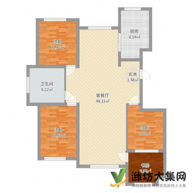 恒信無虛假 金隅園 劃實驗 一中 H戶型 性價比高