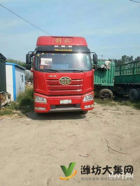 18年6月二手解放J6p牽引車 500馬力雙驅輕體