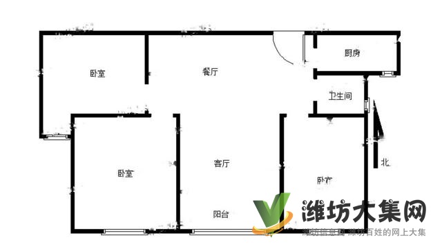 中百佳樂家近 毛坯房 三室兩廳 上城國際
