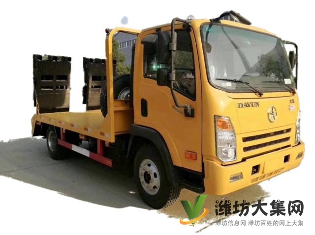 拖拉150挖機拖車廠家東風商用挖機拖車廠家