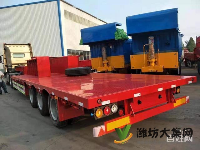 廠家直銷13.75米低平板半掛車 輕量化設(shè)計(jì)