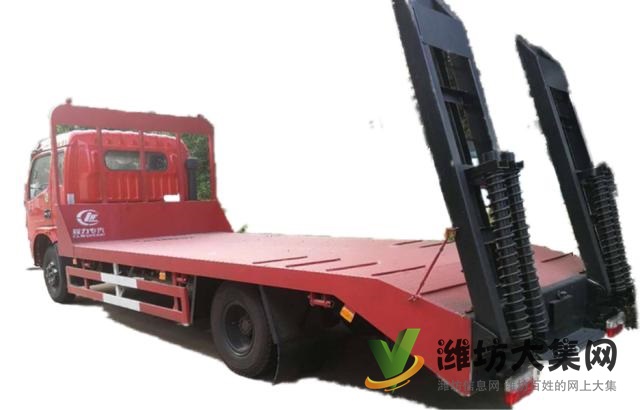 拖拉150挖機拖車廠家東風商用挖機拖車廠家