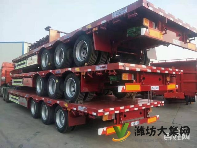 廠家直銷13.75米低平板半掛車 輕量化設(shè)計(jì)