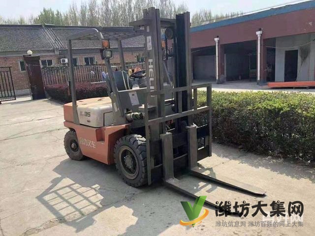 石家莊本地木材廠急轉二手叉車三噸半現場試車