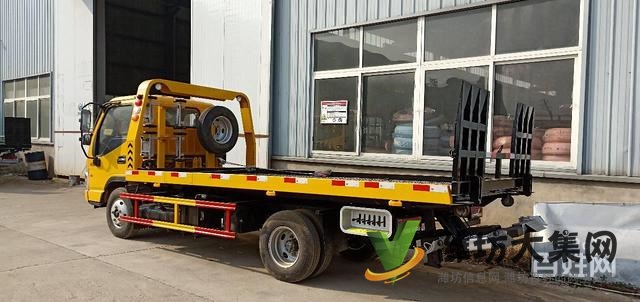 二手東風江淮藍牌一拖二清障車價格 有現車