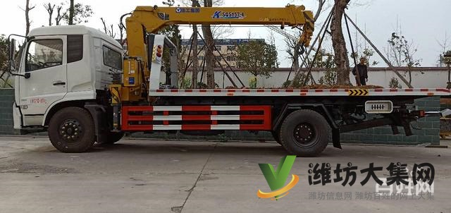 8噸平板一拖二清障車,東風天錦高速救援車 有現車