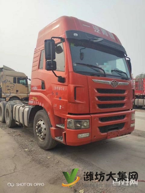 急售二手解放天V牽引車 國四雙驅輕體 430馬力