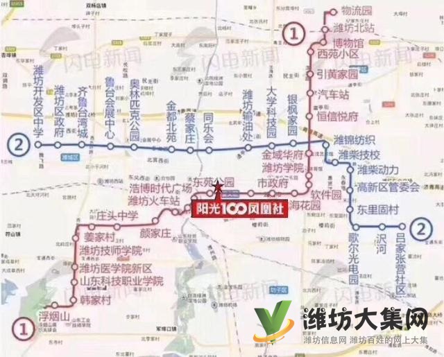 濰坊陽光一百三期住宅開盤九折