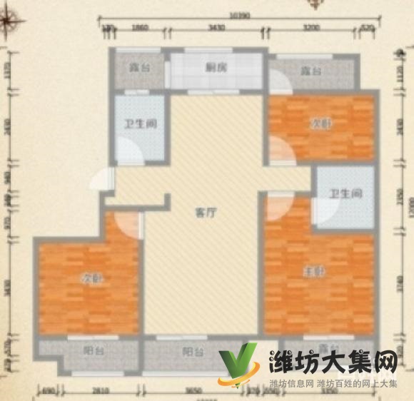 錦繡上河園頂賬房高層H戶 型包更名樓前 無遮擋