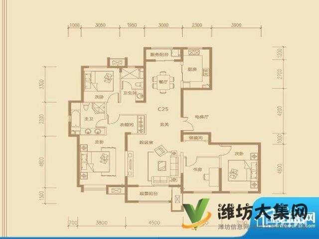 東風街上城佳樂家近好樓層143平3室H戶型毛坯帶車