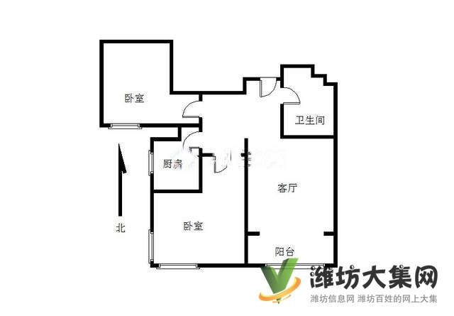 龍熙園小區15樓55萬 客廳朝陽 全明戶型兩室兩廳