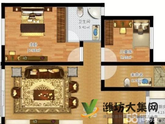 出售錦國花園精裝三室一廳帶外置閣樓大車庫