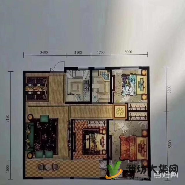 北海路近 北美楓情全明大三室送裝修送地下室單價59