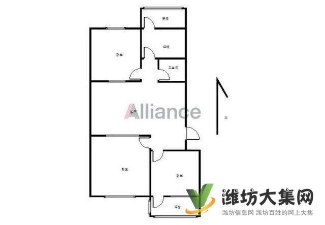 公安局小區(qū) 普通住宅 中等裝修低樓層三室過戶快