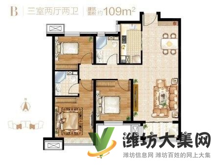 首付低 戶型方正 桃李東方緊鄰東城雙語學校 婦幼保健院頂