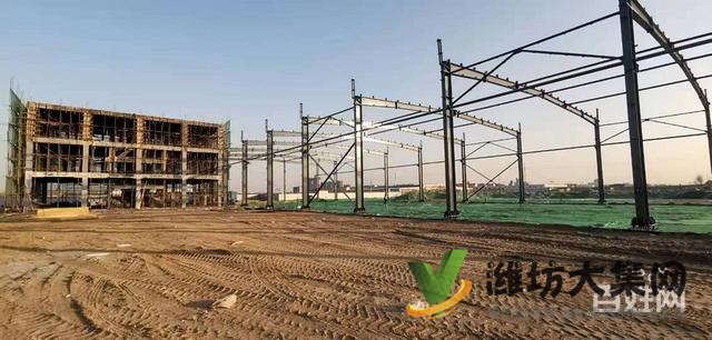 濰坊濱海標準工業廠房 鋼結構 節能環保