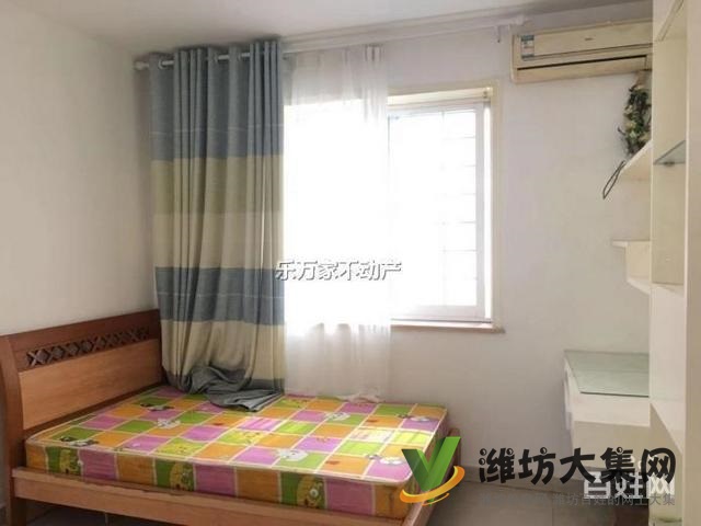 萬達濰坊中學近中央麗景精裝全齊兩室拎包入住可陪讀