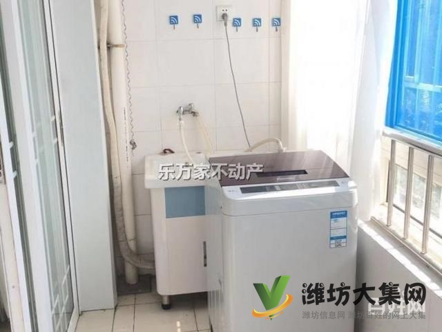 萬達濰坊中學近中央麗景精裝全齊兩室拎包入住可陪讀