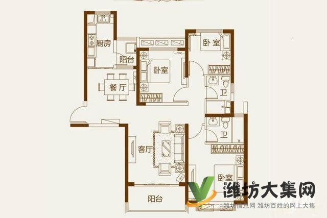 恒信無虛假市府東南 恒大名都 現房 精裝修 南北通