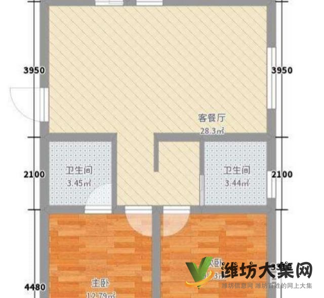 步步高北鄰幸福家園精裝帶倉庫85平3室37萬