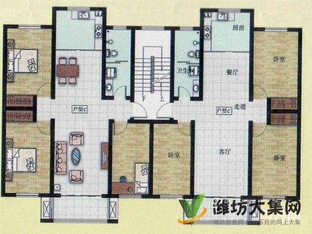 火車站近 萬錦皮革城旁 多層三樓南北通透大H戶型122平急