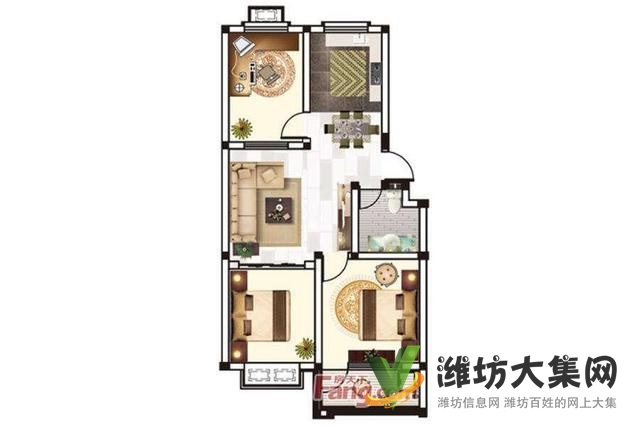 中百永安路小學近多層1樓100平3室精裝急售66.
