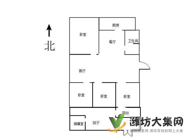 市中心新華* **多層一樓帶120平大院子南開門看