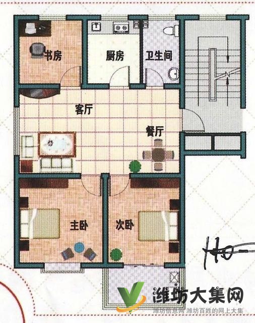 多層一樓三室精裝南北通透好房,贈附房帶全部家具家電