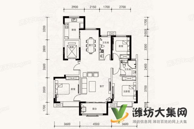 福樂多近 利昌學 校旁 濰城大盤電梯洋房南北通透三室兩廳兩衛火急急新惠