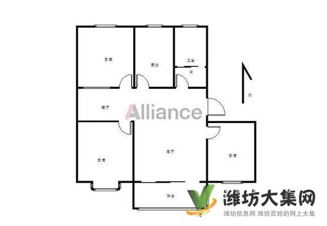 佳樂(lè)家高鐵新城近122平大三室 三樓客廳朝陽(yáng) 精裝有證出稅