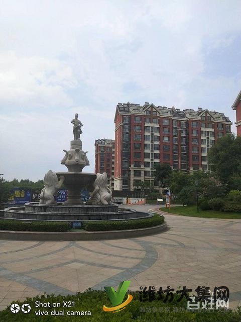 安丘一中學校緊鄰 尚水名邸一樓帶院 精裝拎包入住三