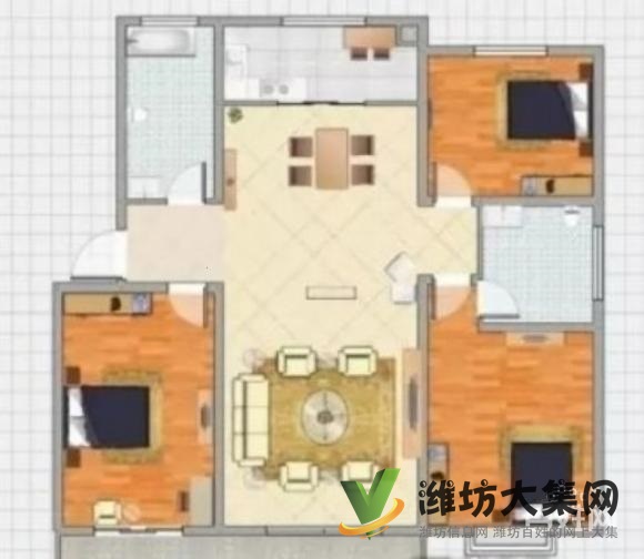 商業街近 貴人蝶苑 好樓層120平 H戶型 540