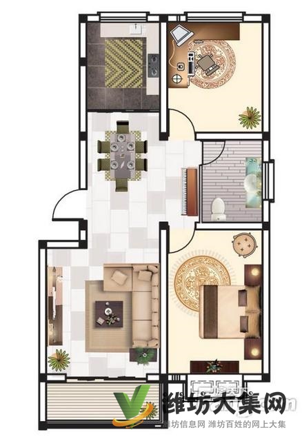 勝利街中百近永安路小學(xué)多層1樓82平2室客廳朝陽(yáng)僅