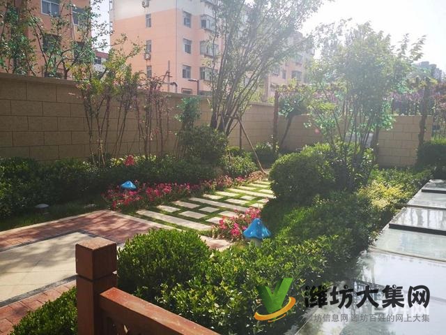 萬達近陽光假日白浪河畔 四層墅質洋房一樓帶院送負一