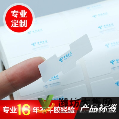 定制logo線(xiàn)纜網(wǎng)線(xiàn)電線(xiàn)標(biāo)簽 防水強(qiáng)粘耐高溫不干膠貼紙