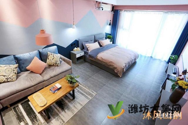 精裝45平地暖一室一廳一衛(wèi) 陽(yáng)光100